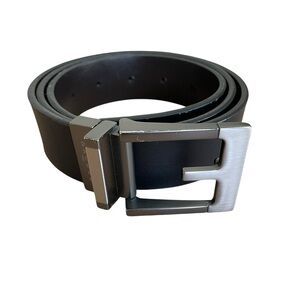 AXCESS Belt Size 36 Black Gunmetal Buckle